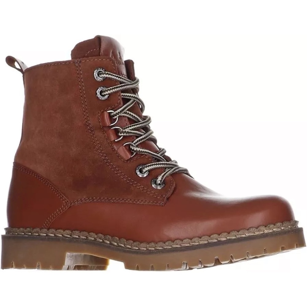 Pajar Heritage Adriana Brown Waterproof Leather Suede Sheepskin Boot Size Zip 5B